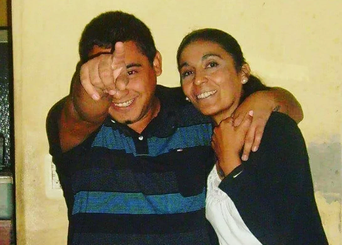 Lucas Carrazco y su mamá Viviana Espina