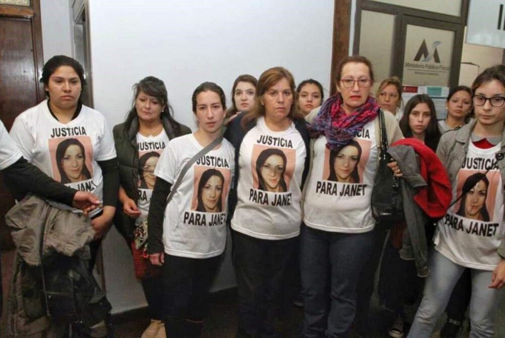Pedido de justicia por Janet Zapata